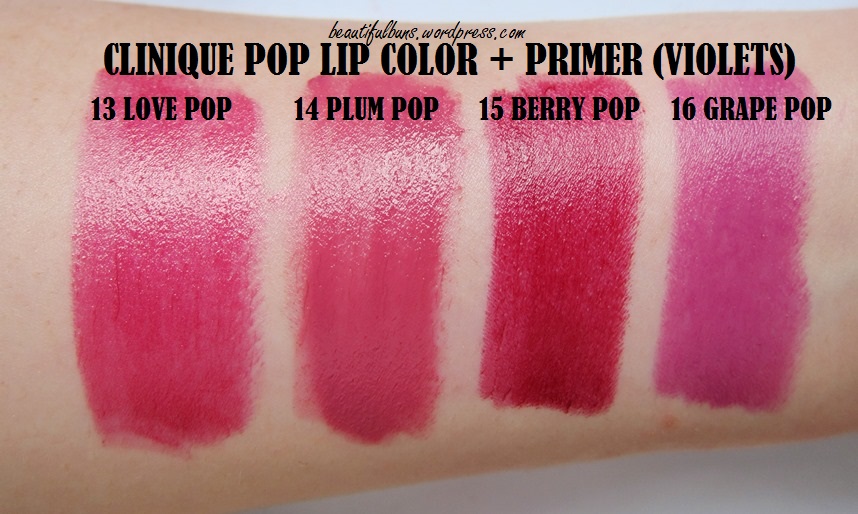 Losjes Maori campus Sneak Preview / Review: Clinique Pop Lip Color + Swatches of all 13 shades  | beautifulbuns : a beauty, travel & lifestyle blog